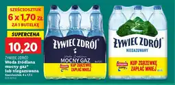 Lidl Żywiec zdrój woda źródlana mocny gaz oferta