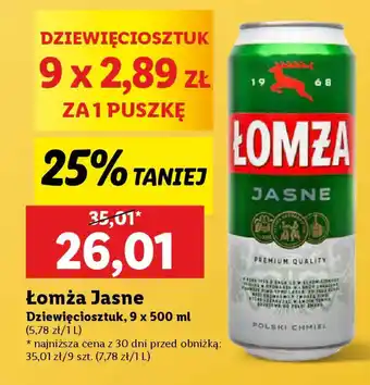 Lidl Łomża Jasne oferta