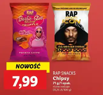 Lidl Rap snacks chipsy oferta