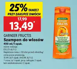 Lidl Garnier fructis szampon do włosów oferta