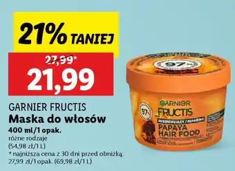 Lidl Garnier fructis maska do włosów oferta