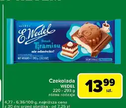 Carrefour Express Czekolada mleczna o smaku tiramisu Wedel oferta