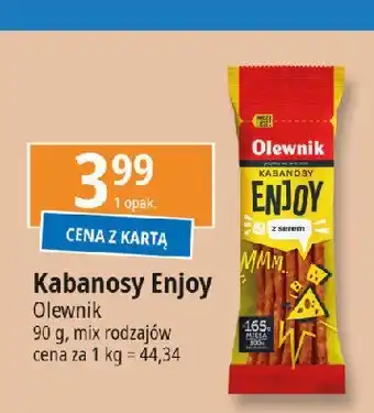 E.Leclerc Kabanosy z serem Olewnik enjoy! oferta