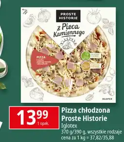 E.Leclerc Pizza z szynką własnego wyrobu i pieczarkami Iglotex proste historie z pieca kamiennego oferta