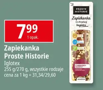 E.Leclerc Zapiekanka na chrupiącej bagietce z kebabem Iglotex proste historie oferta