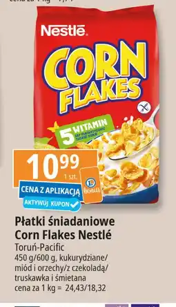 E.Leclerc Płatki śniadaniowe truskawkowy i śmietankowy Nestle corn flakes Corn flakes (nestle) oferta