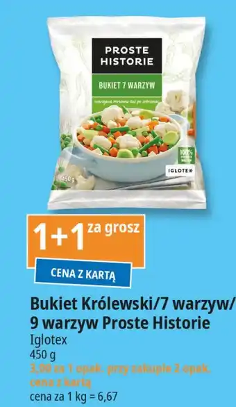 E.Leclerc Bukiet 9 warzyw Iglotex proste historie oferta