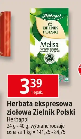 E.Leclerc Herbatka melisa Herbapol oferta