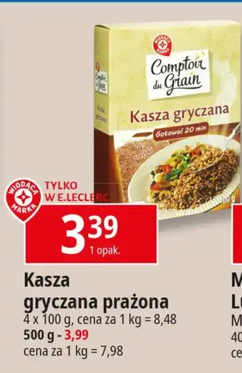 E.Leclerc Kasza gryczana Wiodąca marka comptoir de grain oferta