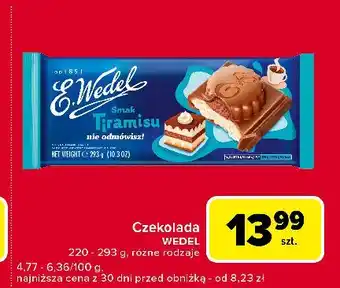 Globi Czekolada mleczna o smaku tiramisu Wedel oferta