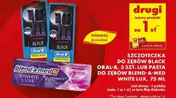 Biedronka Pasta do zębów glamourous white Blend-A-Med 3D White Luxe oferta