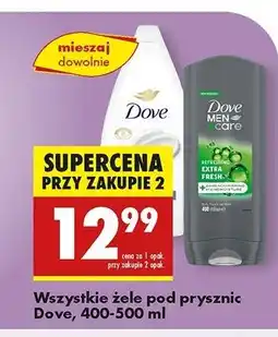 Biedronka Żel pod prysznic extra fresh Dove Men+Care oferta