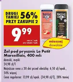 Biedronka Żel pod prysznic imbir i cyprys Le Petit Marseillais oferta