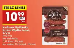 Biedronka Kiełbasa myśliwska Kraina Wędlin Select oferta