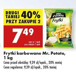 Biedronka Frytki karbowane Mr. Potato oferta