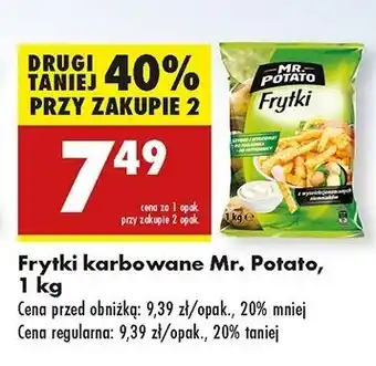 Biedronka Frytki karbowane Mr. Potato oferta