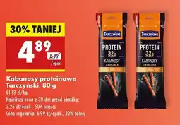 Biedronka Kabanosy z kurczaka Tarczyński Protein oferta