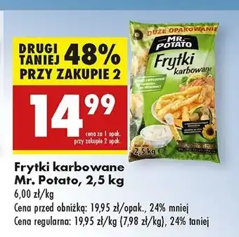 Biedronka Frytki karbowane Mr. Potato oferta