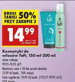 Biedronka Pianka do włosów ultra strong Taft Volume oferta