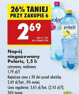 Biedronka Woda malinowa Polaris oferta