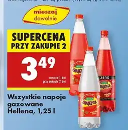 Biedronka Oranżada czerwona zero Hellena oferta