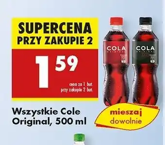 Biedronka Napój Cola Original Zero oferta