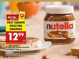 Biedronka Krem czekoladowo-orzechowy Nutella oferta