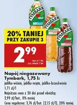 Biedronka Napój jabłko-brzoskwinia Tymbark 1936 oferta