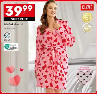 Biedronka Szlafrok damski s-xl Cleve oferta