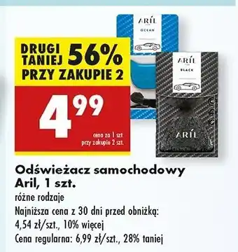 Biedronka Odświeżacz samochodowy ocean Aril Car oferta