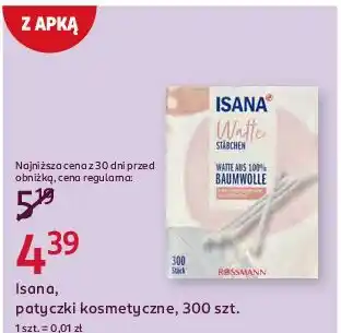 Rossmann Patyczki kosmetyczne Isana oferta