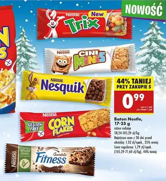 Biedronka Baton chocolate Fitness (Nestle) oferta