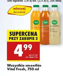 Biedronka Smoothie mango jabłko banan marakuja Vital Fresh oferta