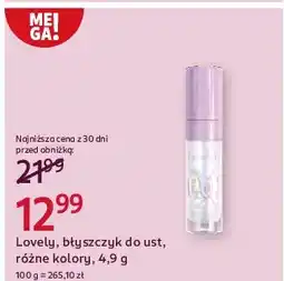 Rossmann Błyszczyk do ust 10 Lovely H2O oferta