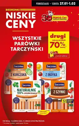 Biedronka Kabanosy z kurczaka Tarczyński Naturalnie oferta