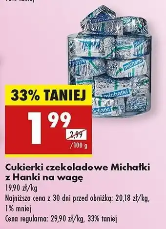 Biedronka Cukierki z hanki Śnieżka Michałki Z Hanki oferta