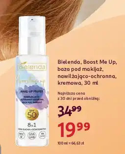 Rossmann Baza pod makijaż nawilżająco-ochronna Bielenda Boost Me Up oferta