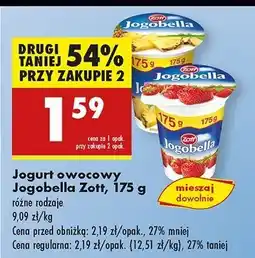 Biedronka Jogurt ananas Zott Jogobella oferta