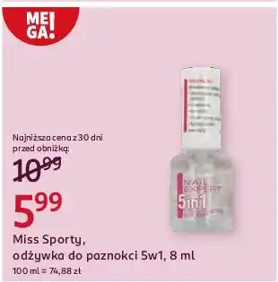 Rossmann Odżywka do paznokci 5w1 Miss Sporty Nail Expert oferta