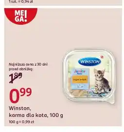 Rossmann Karma dla kota z drobiem Winston oferta