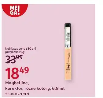 Rossmann Korektor do twarzy 15 Maybelline Fit Me! oferta