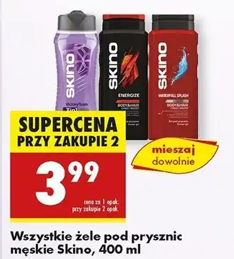 Biedronka Żel pod prysznic waterfall splash Skino oferta