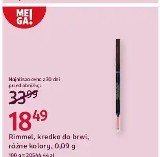 Rossmann Kredka do brwi Rimmel Maxi Blush oferta