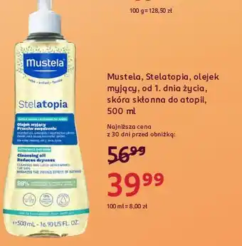 Rossmann Żel do mycia dla dzieci Mustela Bebe-Enfant Stelatopia oferta