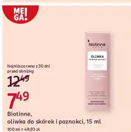 Rossmann Oliwka do skórek i paznokci Biotinne oferta