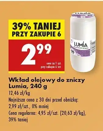 Biedronka Wkład olejowy do zniczy Lumia oferta