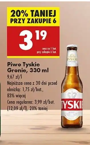 Biedronka Piwo Tyskie Gronie oferta