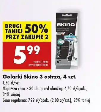 Biedronka Maszynka do golenia Skino 3 oferta