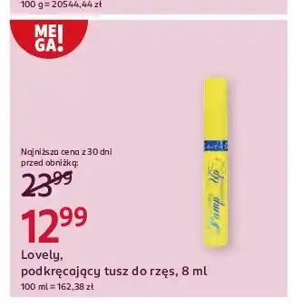 Rossmann Tusz do rzęs czarny Lovely Curling Pump Up oferta