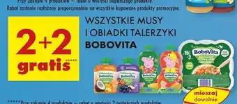 Biedronka Mus morele z jabłkiem i gruszką peppa pig Bobovita oferta